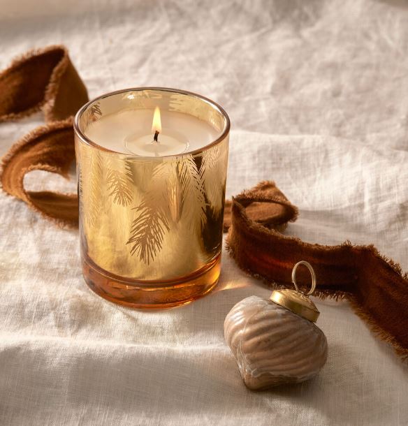 Frasier Fir Gilded Gold Poured Candle 6.5 oz