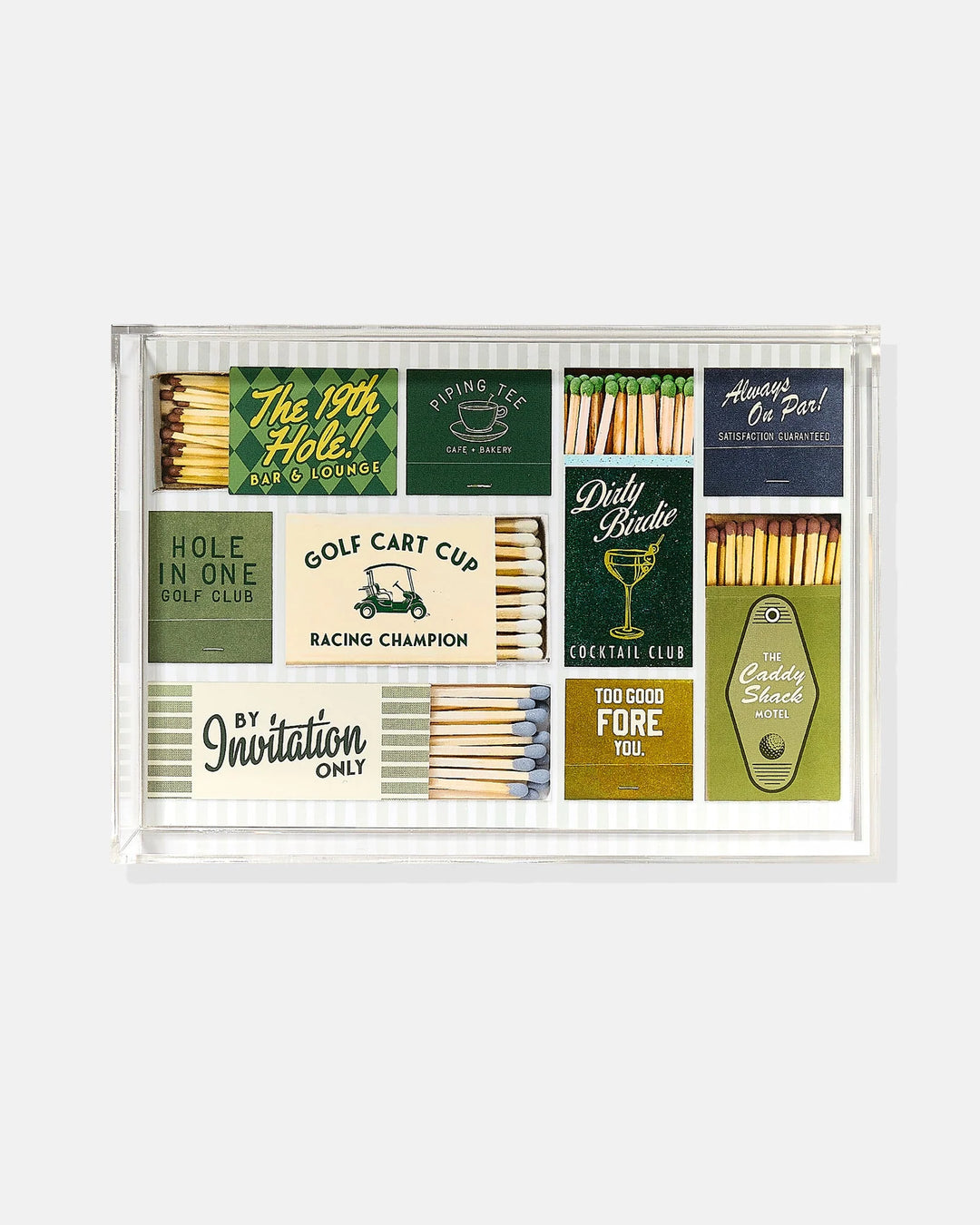 Golf Matchbook Tray