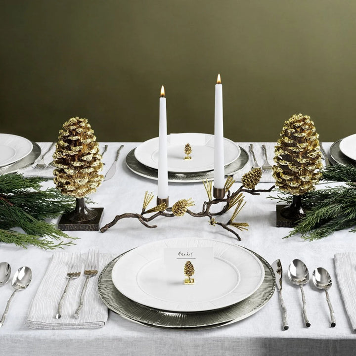 Pine Cone Candelabra