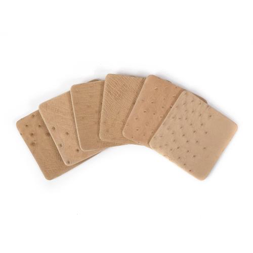 Coasters - Ostrich Leather Set of 6