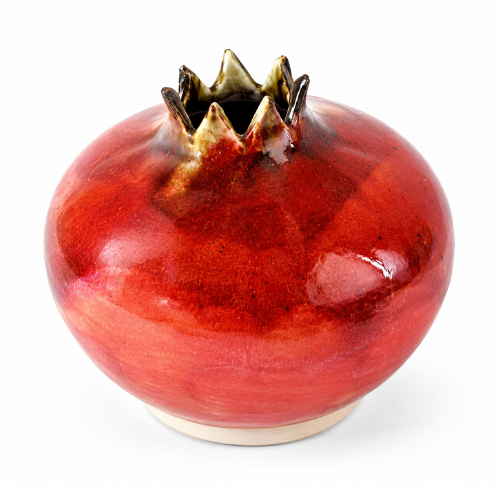 Gwen Ottinger Handcrafted Pomegranate Vase
