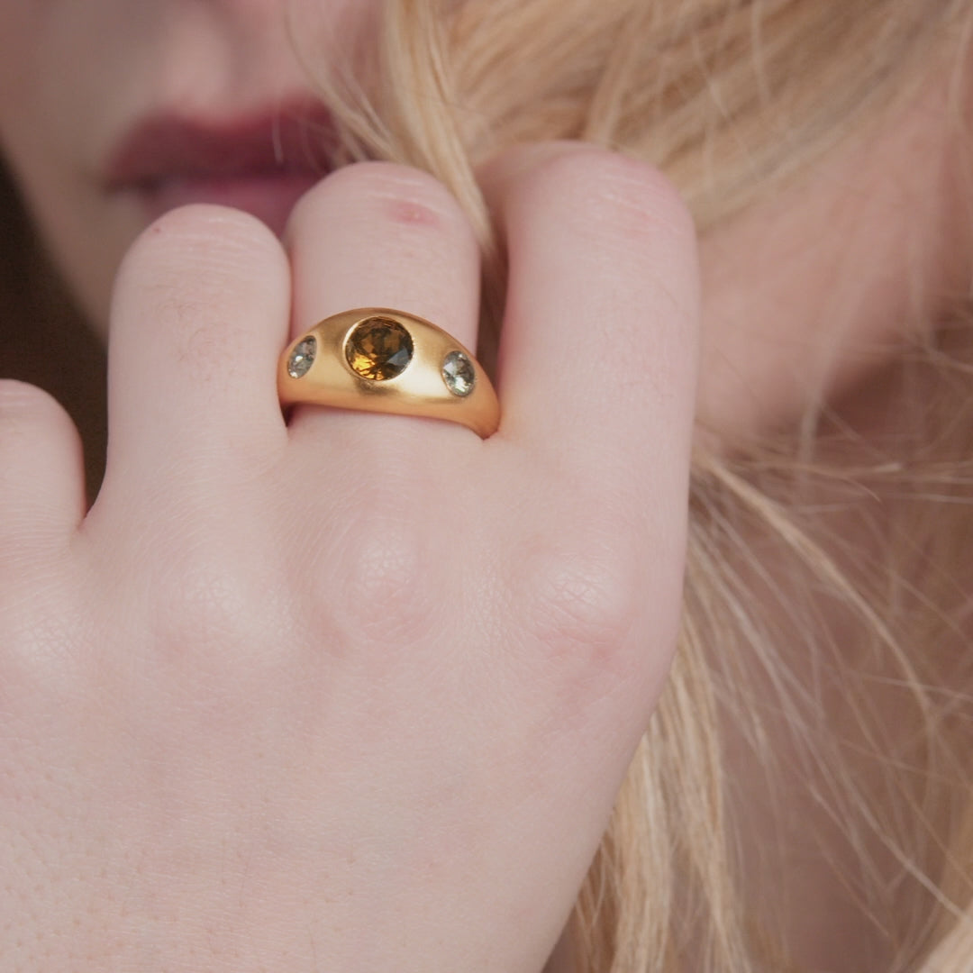 Rainbow Signet Ring