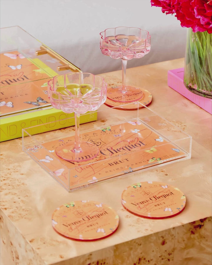 Bubbly Butterfly Coaster - Set/4