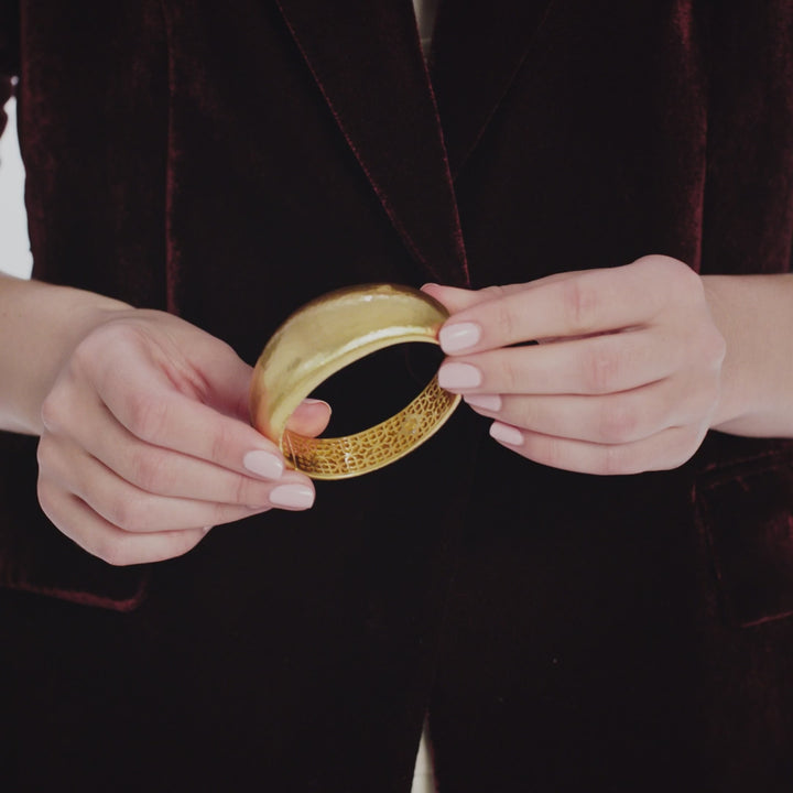 Catalina Statement Hinge Bangle