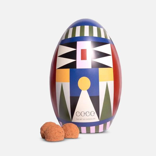 Marc de Champagne Truffle Chocolate Egg Tin