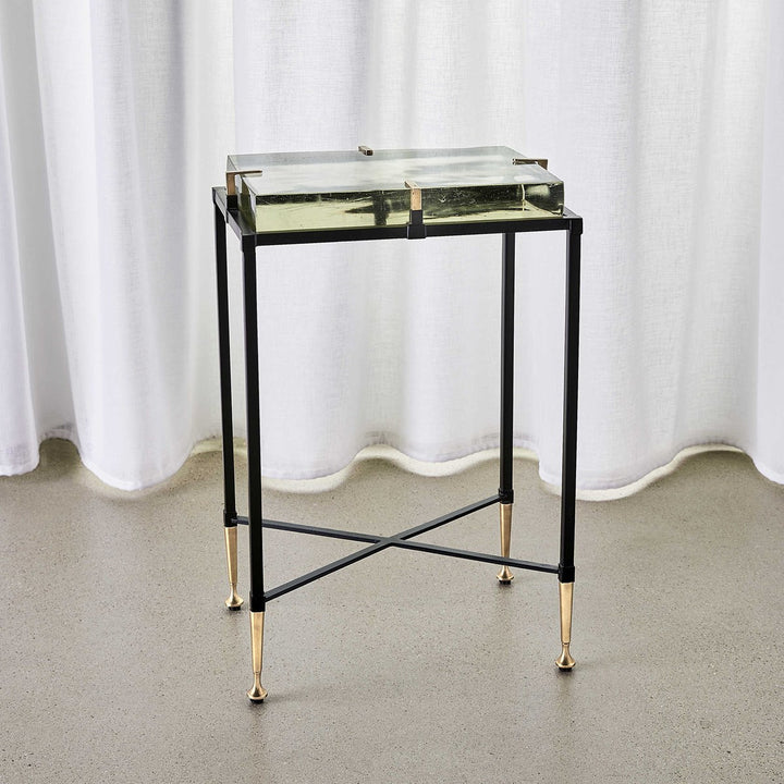 Ice Block Accent Table