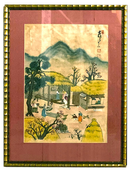 Set of 4 Chinoiserie Paintings