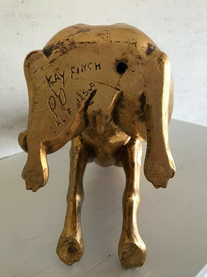 Mid-Century Kay Finch Dog Sculpture
