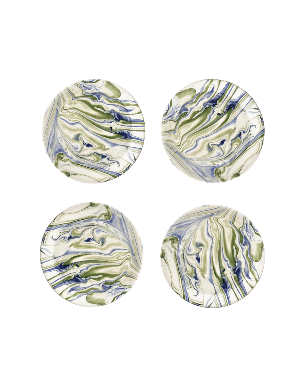 Marbled Salad Plate - Set/4
