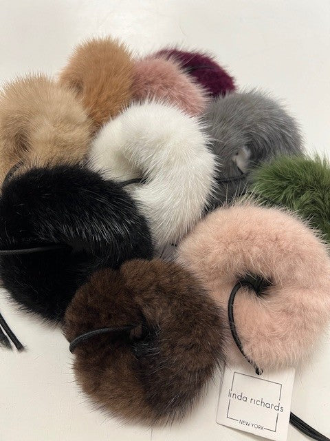 Mink Hair Scrunchie - Assorted