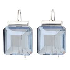 Swarovski Crystal Earring - Silver