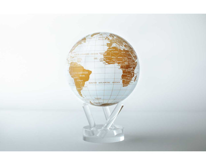 White and Gold Globe